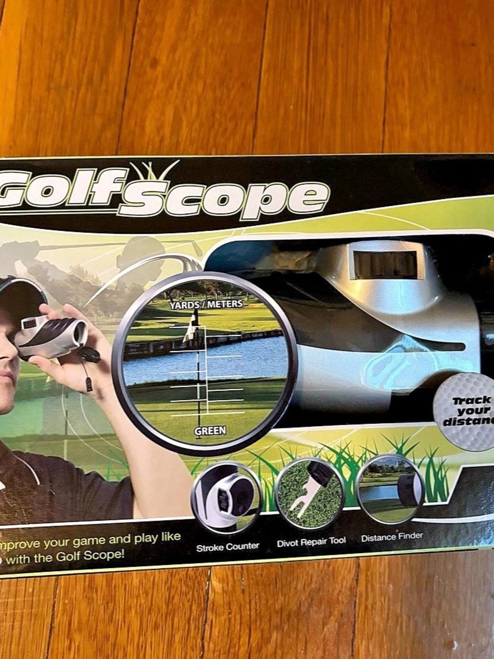 GolfScope with distance finder Golf Distance Finder Set. NEW!